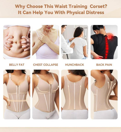 SculptCore™ Waist Trainer – Women's Body Shaper Corset Vest